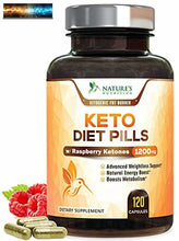 Load image into Gallery viewer, Keto Diet 1200mg Capsules Advanced Support - with Ketosis Use Fat for Energy &amp; F
