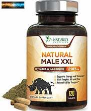 Load image into Gallery viewer, Natural Male XXL Tablets Natural Stamina, Strength &amp; Endurance - Extra Strength
