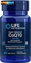 Load image into Gallery viewer, Life Extension Super Ubiquinol CoQ10 100 mg with Enhanced Mitochondrial Support
