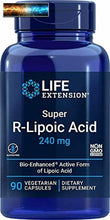 Carica l&#39;immagine nel visualizzatore di Gallery, Life Extension Super R-Lipoic Acid, 240mg, 60-Count
