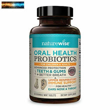 Load image into Gallery viewer, NatureWise Oral Health Chewable Probiotics | Supports Healthy Teeth, Gums, &amp; Bet
