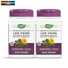 Charger l&#39;image dans la galerie, Nature&#39;s Way Leg Veins with Tru-OPCs, 120 VCaps
