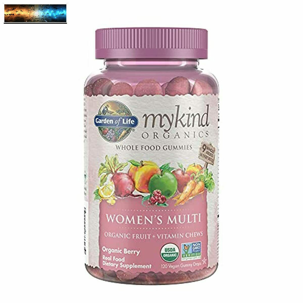 Garden of Life mykind Organics Women's Gummy Vitamins - Berry - Certified Organi