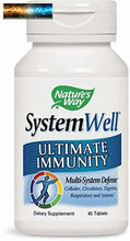 Load image into Gallery viewer, Nature&#39;s Way Systemwell Ultimate Immunity Multi-System Defense, 180 tablets
