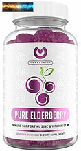 Load image into Gallery viewer, Purefinity Elderberry Gummies – Double Strength Immune Support Gummy Vitamins,
