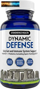 Stonehenge Health Dynamic Defensa - Probiótico & Prebiótico Booster Con