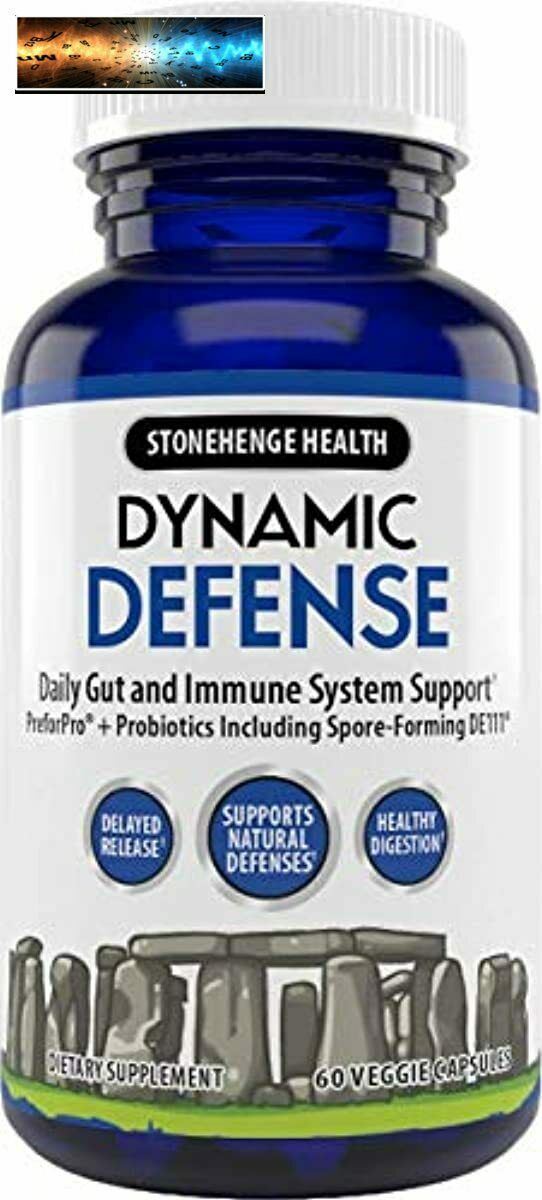 Stonehenge Health Dynamic Defensa - Probiótico & Prebiótico Booster Con