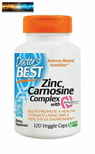 Load image into Gallery viewer, Doctor&#39;s Best Pepzin Gi, ZINCO-L-CARNOSINA Complesso, No-Ogm, Vegan, Gluten Free
