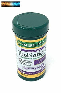 Natures Bounty Ultra Fuerza Probiótico 10 , Soporte Para Digestivo, Inmune Y U