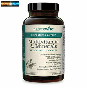 NatureWise Multivitamine pour Hommes Journalier Stress Support Avec Sensoril