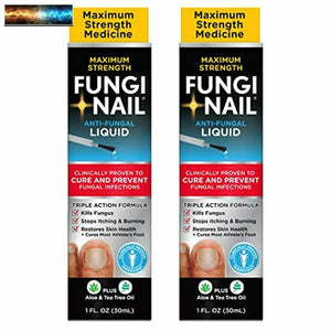 Fungi Nail, Anti-Fungal Solution, 1 Ounce, Transparent