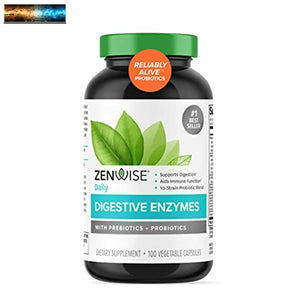 Zenwise Health Digestive Enzymes Plus Prebiotics & Probiotics Supplement, 180 Se