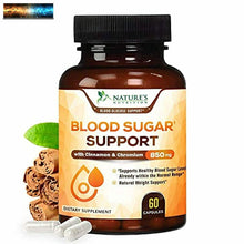 Load image into Gallery viewer, Blood Sugar Support Extra Strength Glucose Metabolism Support Supplement with Ci
