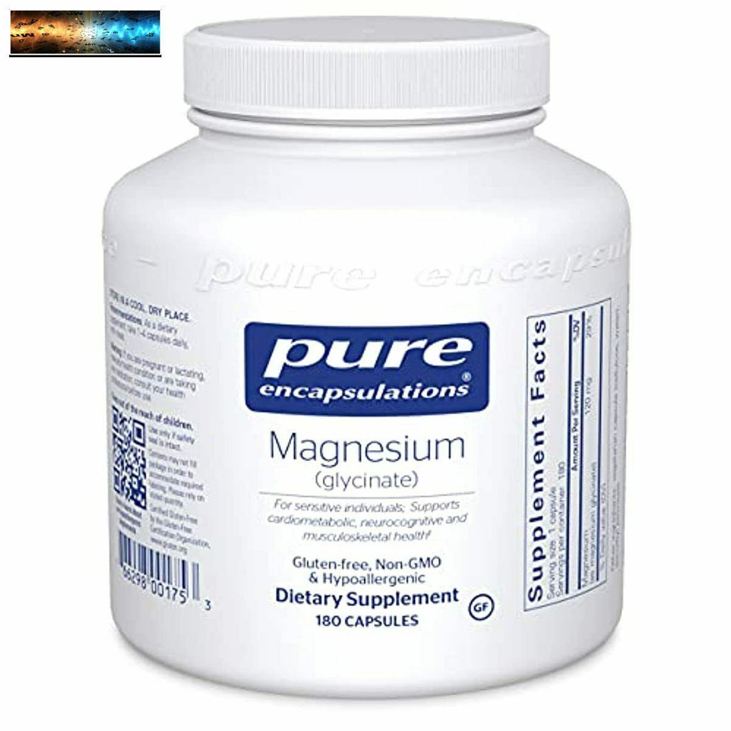 Pure Encapsulations - Magnesium (Glycinate) - Supports Enzymatic and Physiologic