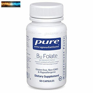 Pure Encapsulations B12 Folate | Energy Supplement to Support Emotional Wellness