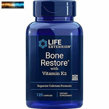 Load image into Gallery viewer, Life Extension Bone Restore with Vitamin K2, 120 Capsules
