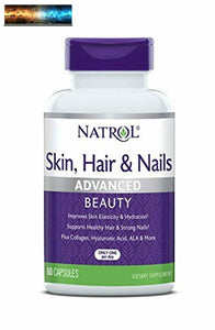 Natrol Skin, Hair and Nails Advanced Beauty Capsules, Packed with Beauty Enhanci