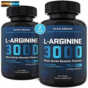 Maximum Strength L Arginine (3150mg) - Nitric Oxide Booster - L Arginine Supplem