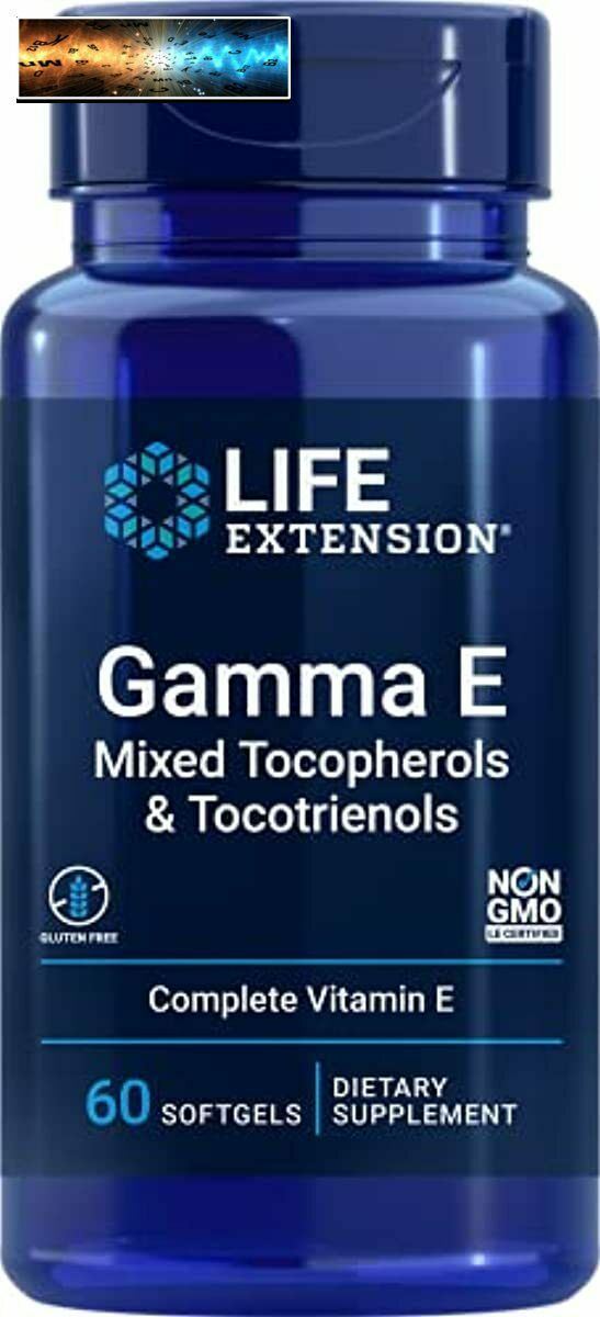 Life Extension Gamma E Mixed Tocopherols & Tocotrienols - Complete Spectrum of V