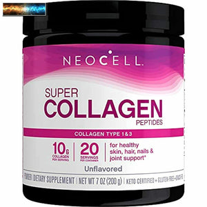 NeoCell Super Collagen Peptides Powder, 14 Ounces, Non-GMO, Grass Fed, Paleo Fri