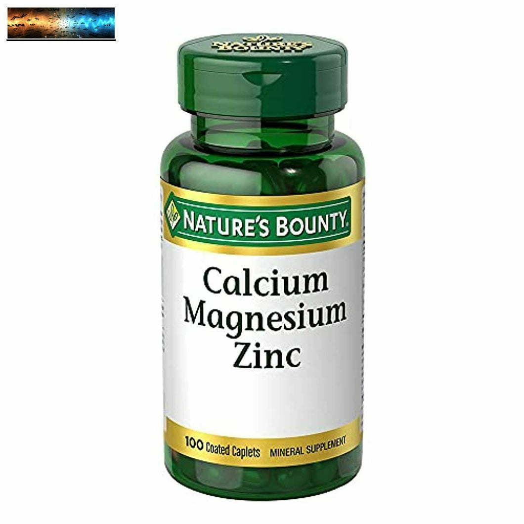 Calcium Magnesium & Zinc by Nature's Bounty, Immune Support and Supporting Bone