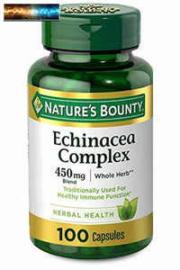 Echinacea Complex by Nature's Bounty, Herbal Supplement, Supports immune Health,