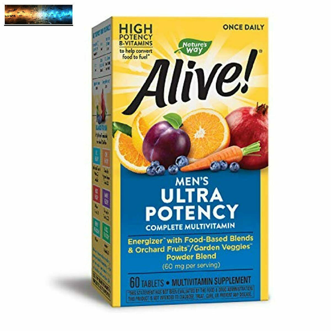 Nature's Way Alive! Once Daily Men's Multivitamin, Ultra Potency, -Based Blends