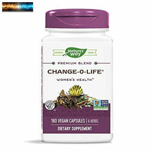 Cargar imagen en el visor de la galería, Nature&#39;s Way Change-O-Life, Women&#39;s Health, 6 Herb Blend, Dietary Supplement, 18
