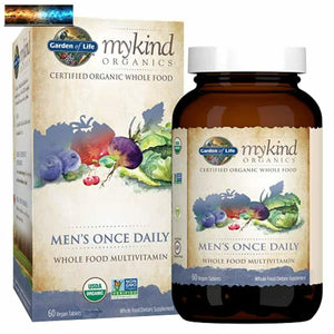 Garden of Life Multivitamin for Men - mykind Organic Men's Once Daily Whole Vit