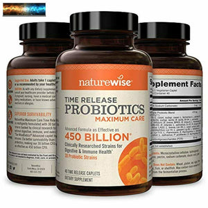 NatureWise Max Probiotici per Uomo & Donna Time-Release Compresse Paragonabile 4