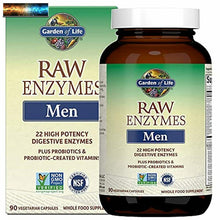 將圖片載入圖庫檢視器 Garden of Life Végétarien Digestif Supplément pour Hommes 50 &amp; Wiser - Raw
