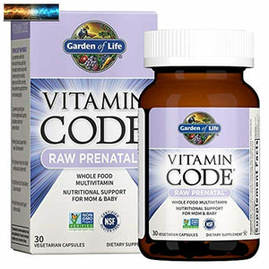 Garden of Life Vitamina Codice Crudo Prenatale Multivitaminico, Tutto