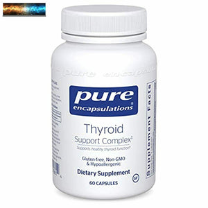 Pure Encapsulations Thyroid Support Complex Hypoallergenic Supplement with Her