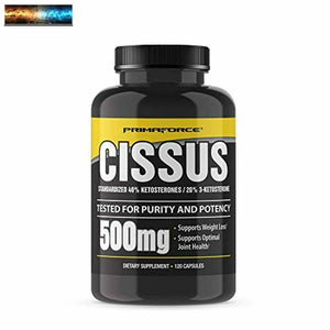 Primaforce Cissus Quadrangularis Extrakt 120 Kapseln, 1000mg für Portionen - P