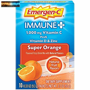 Emergen-C Inmune + 1000mg Vitamina C Polvo, Con D, Cinc, Antioxidantes Un