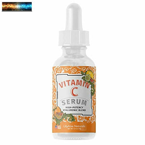 LilyAna Naturals Vitamin C Serum for Face - Made in USA, Face Serum with Hyaluro