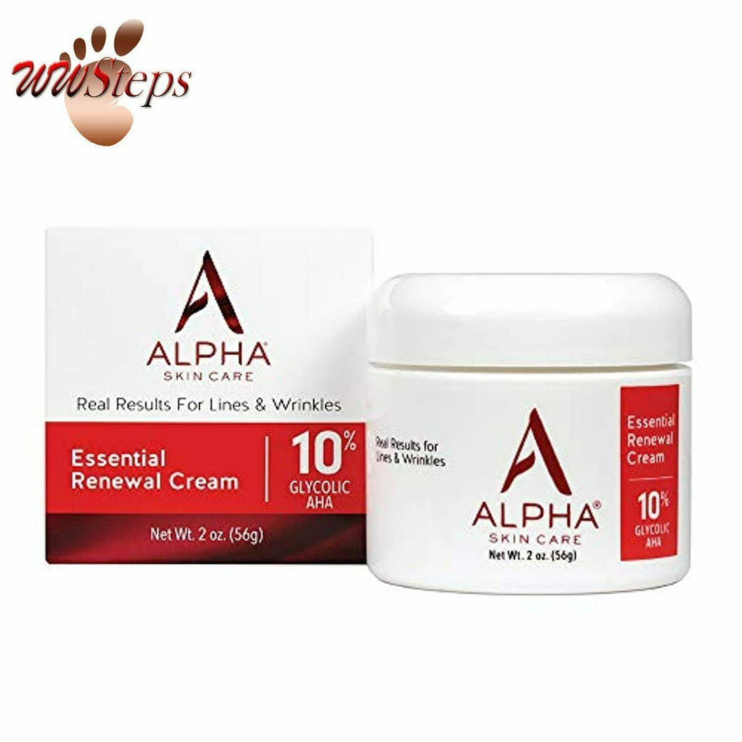 Alpha Skin Care Essential Renewal Cream | Anti-Aging Formula | 10% Glycolic Alph