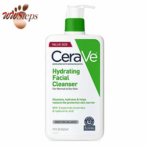 CeraVe Hydrating Facial Cleanser | Moisturizing Non-Foaming Face Wash with Hyalu
