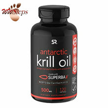 Load image into Gallery viewer, Antarctic Krill Oil 1000mg (Double Strength) with Omega-3s EPA &amp; DHA + Astaxanth
