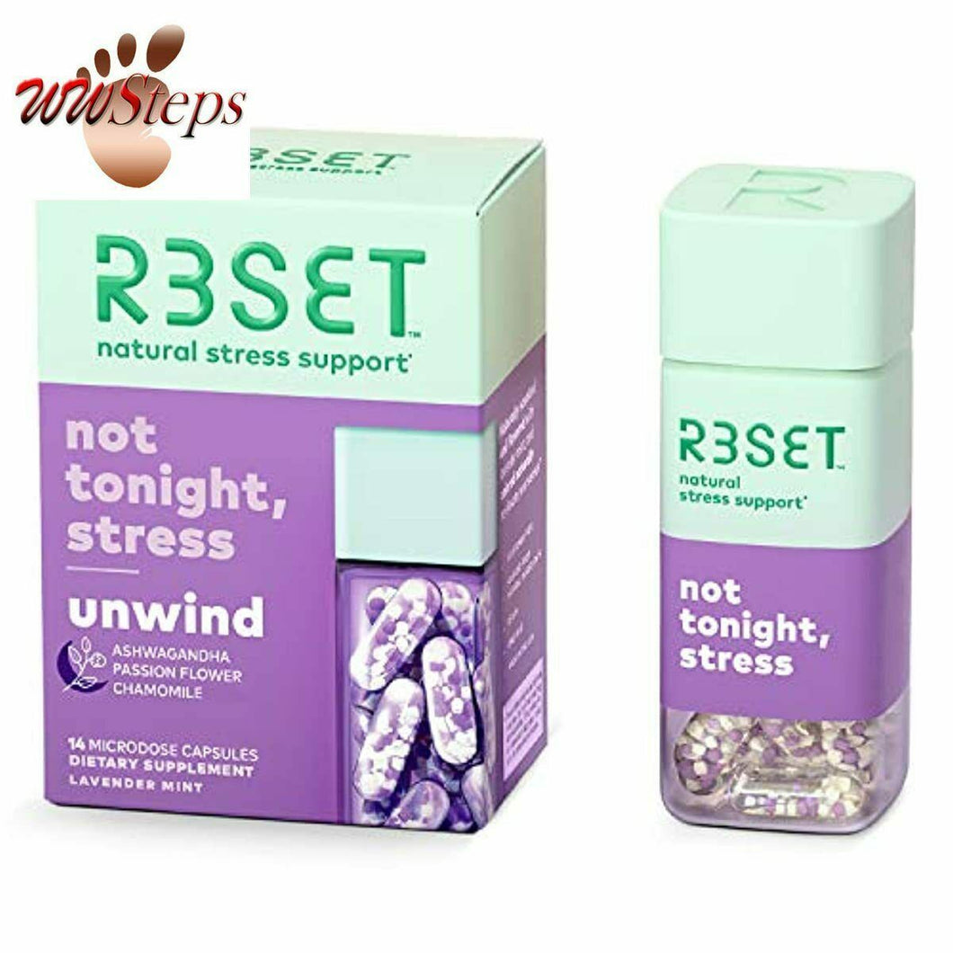 R3SET Unwind, Stress & Occasional Feelings of Anxiety & Sleep Support Supplement