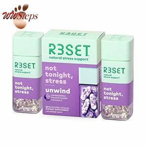 R3SET Unwind, Stress & Occasional Feelings of Anxiety & Sleep Support Supplement
