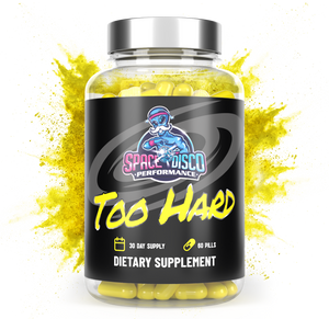 Space Disco TOO HARD Reformulated Male Enhancement Supplement 60 Pills