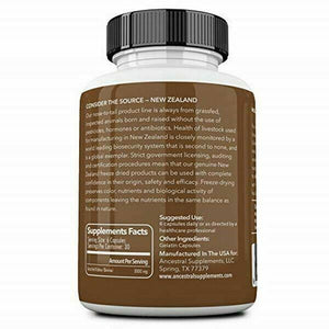 Ancestral Supplements Kidney (High in Selenium, B12, DAO) 500 mg 180 Cap