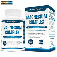 Load image into Gallery viewer, Premium Magnesium Complex - Magnesium Citrate, Malate, Taurate, Oxide, Aspartate
