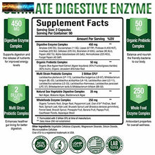 Load image into Gallery viewer, Premium Digestive Enzymes Plus Prebiotics &amp; Probiotics - Digestive Enzyme Supple
