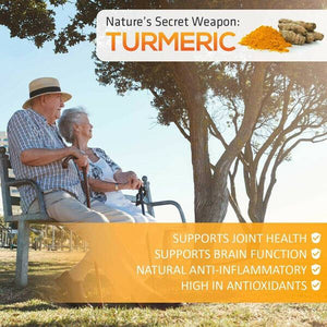Nature's Nutrition Turmeric Curcumin 2600 MG with Bioperine 60 - 240 Veg Cap