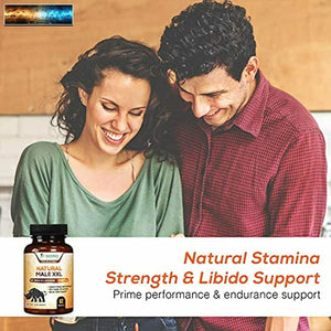 Natural Male XXL Tablets Natural Stamina, Strength & Endurance - Extra Strength