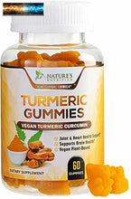 Load image into Gallery viewer, Turmeric Curcumin Gummies with Black Pepper, Extra Strength Absorption Chewable
