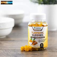 Load image into Gallery viewer, Turmeric Curcumin Gummies with Black Pepper, Extra Strength Absorption Chewable
