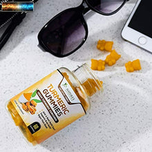 Load image into Gallery viewer, Turmeric Curcumin Gummies with Black Pepper, Extra Strength Absorption Chewable
